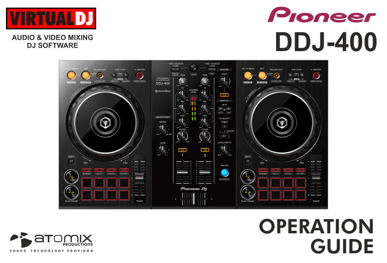 VirtualDJ - Hardware Manuals - Pioneer DJ - DDJ-400